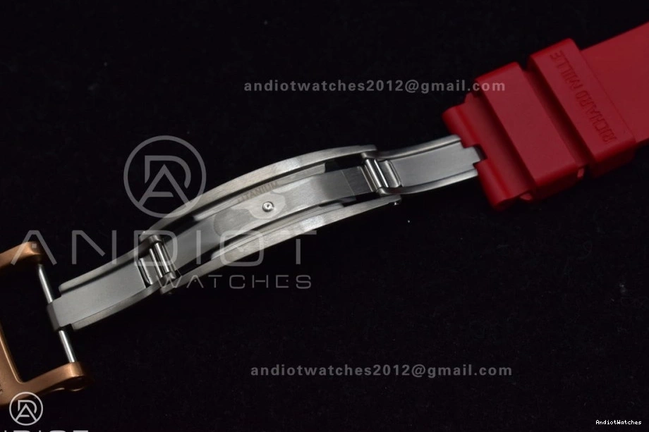 Lotus Edition 1020 RM011 Crystal Dial A7750 V Rubber Red on Strap ModernLook Best Chrono NTPT KVF 1:1 1117